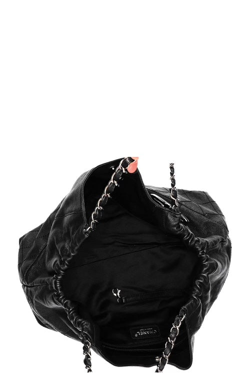 CHANEL CALFSKIN LEATHER COCO CABAS BAG