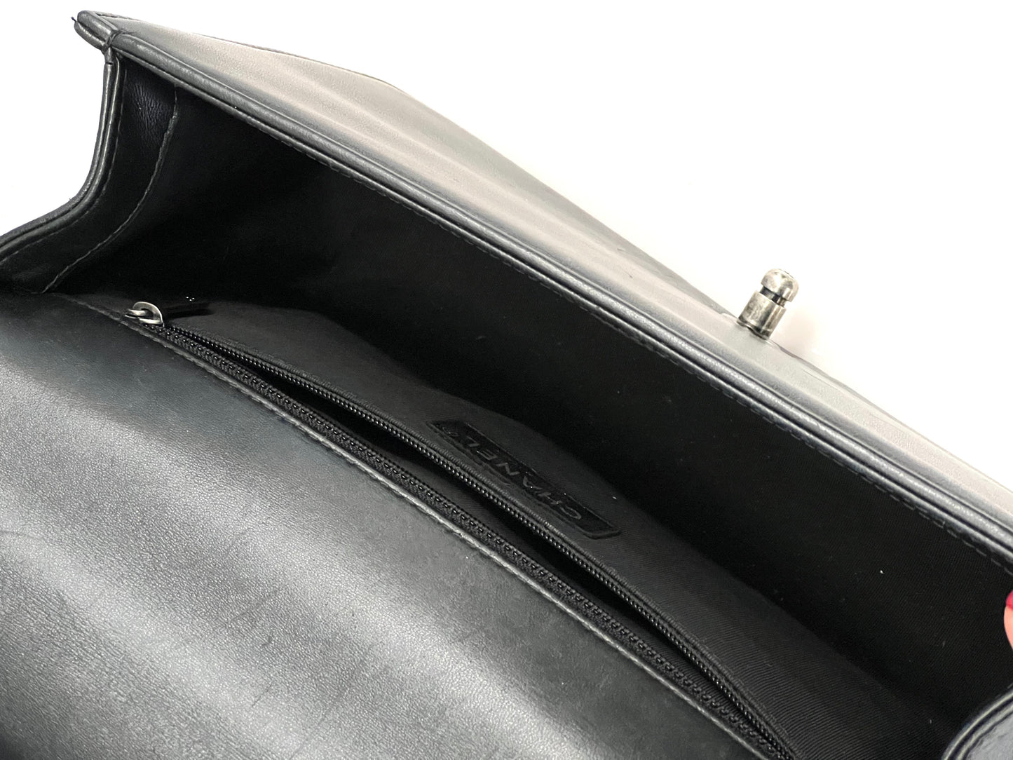 CHANEL QUILTED CALFSKIN LEATHER LARGE BOY BAG