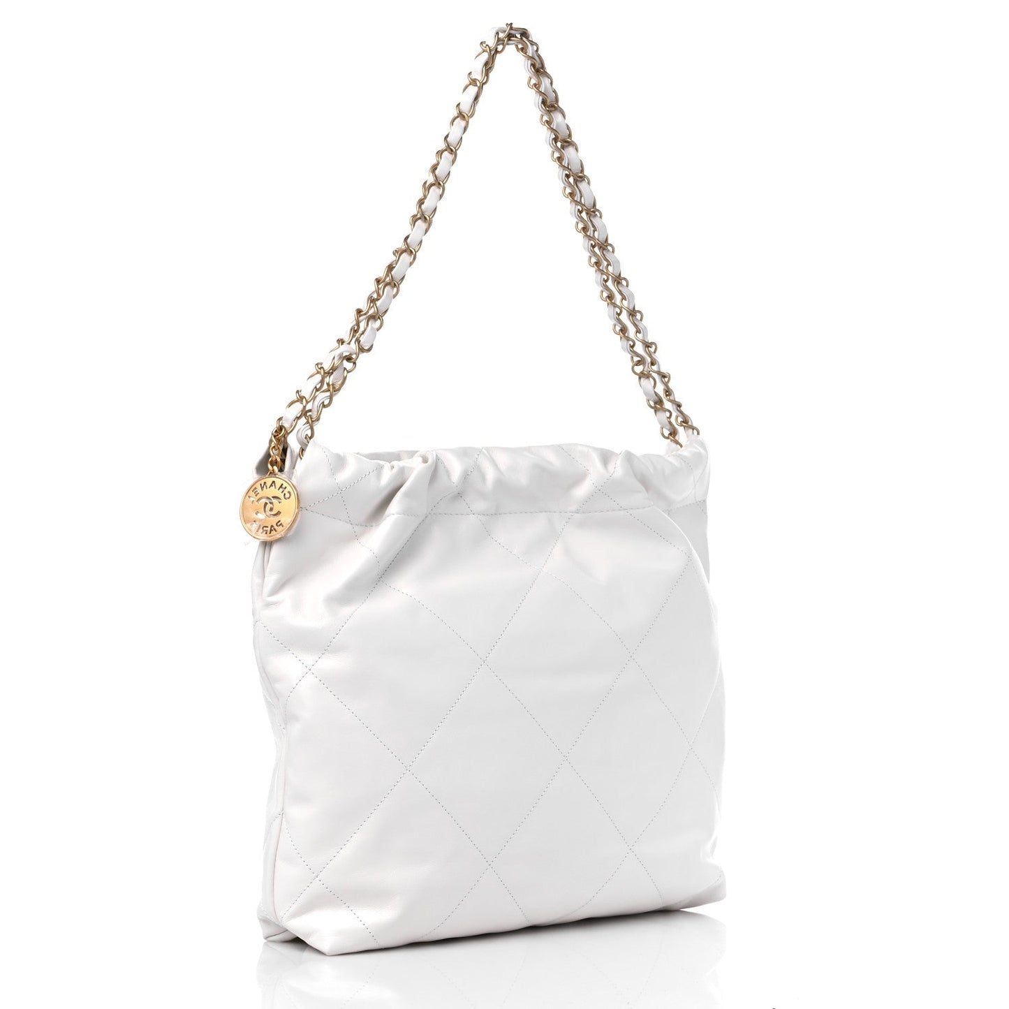 CHANEL CALFSKIN QUILTED SMALL CHANEL 22 HOBO BAG