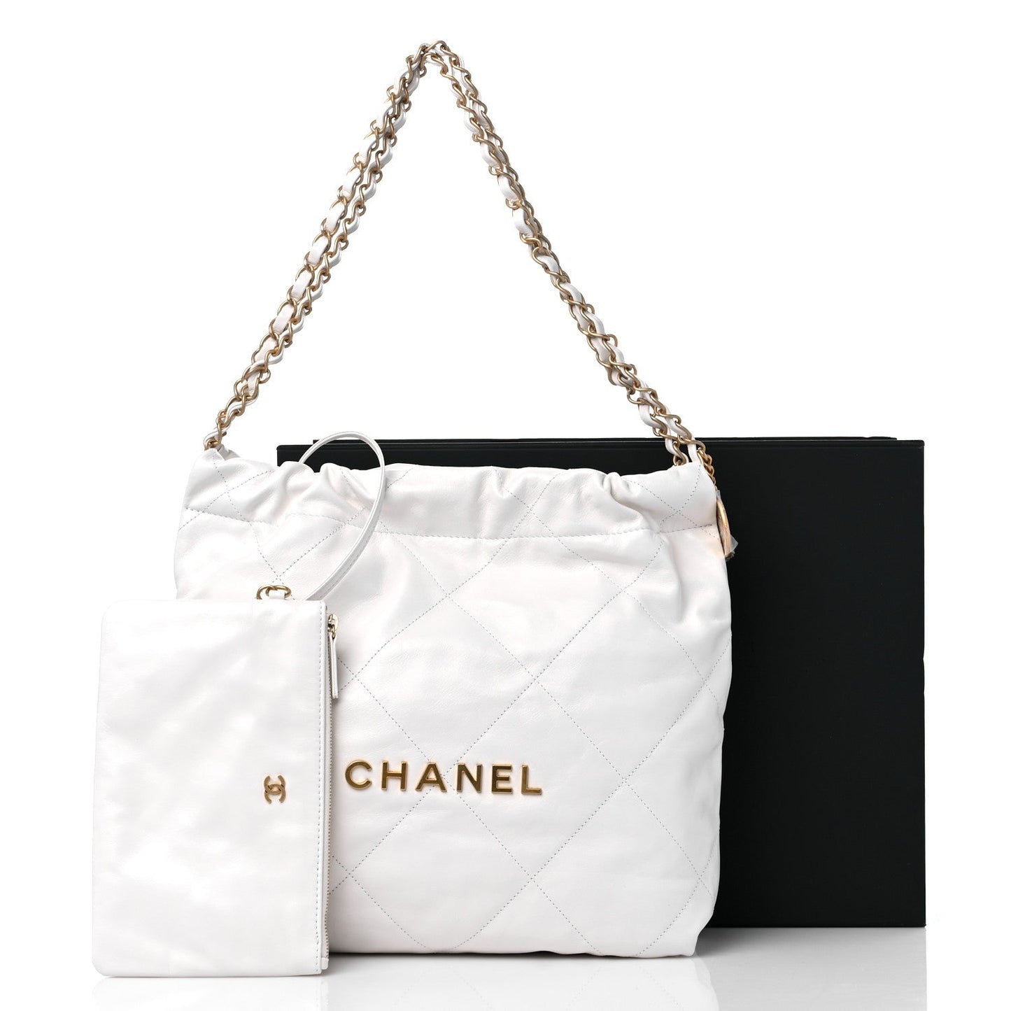 CHANEL CALFSKIN QUILTED SMALL CHANEL 22 HOBO BAG
