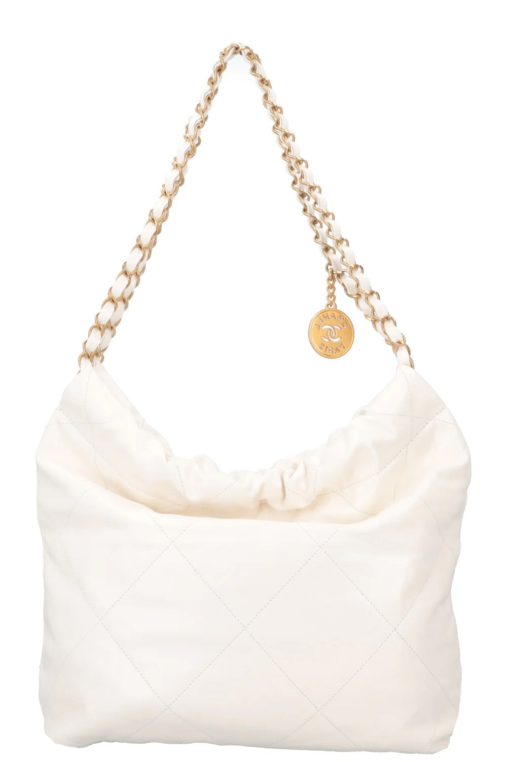 CHANEL CALFSKIN QUILTED SMALL CHANEL 22 HOBO BAG