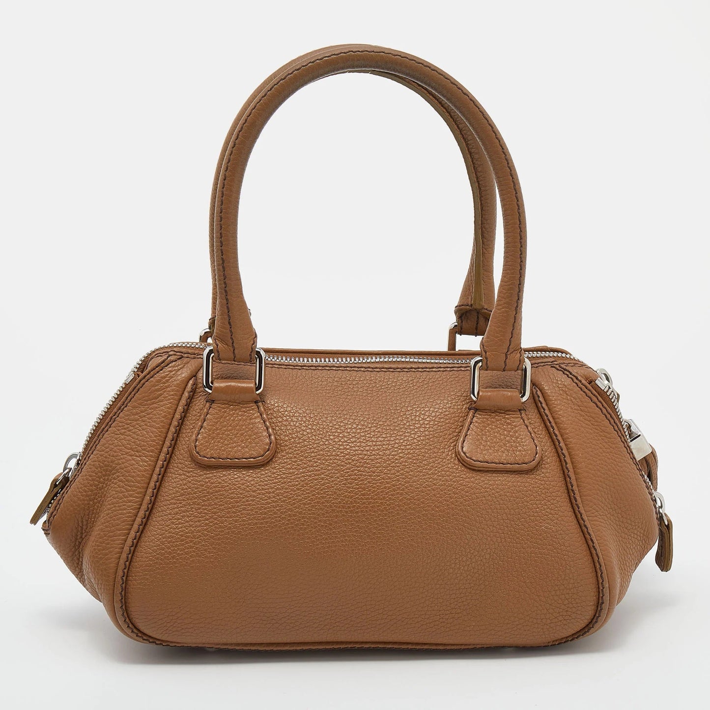 CHANEL CALFSKIN LEATHER SMALL TASSEL BOWLER BAG