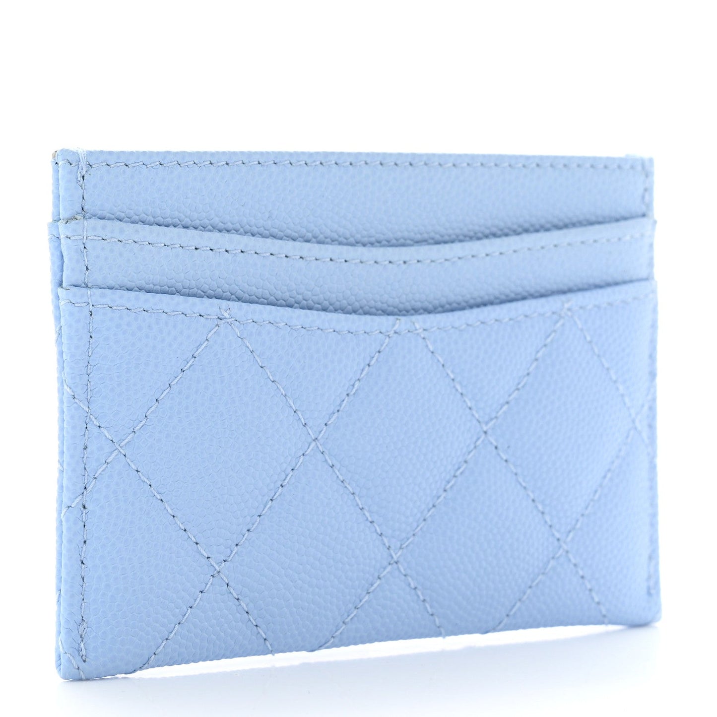 CHANEL CC CAVIAR QUILTED CARD HOLDER