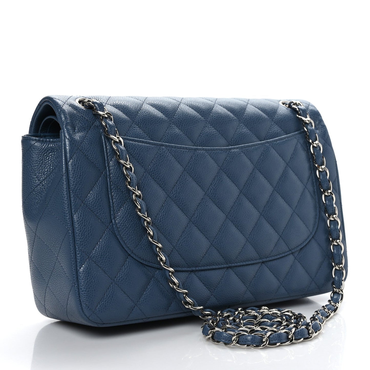 CHANEL CAVIAR QUILTED JUMBO DOUBLE FLAP BAG-HS