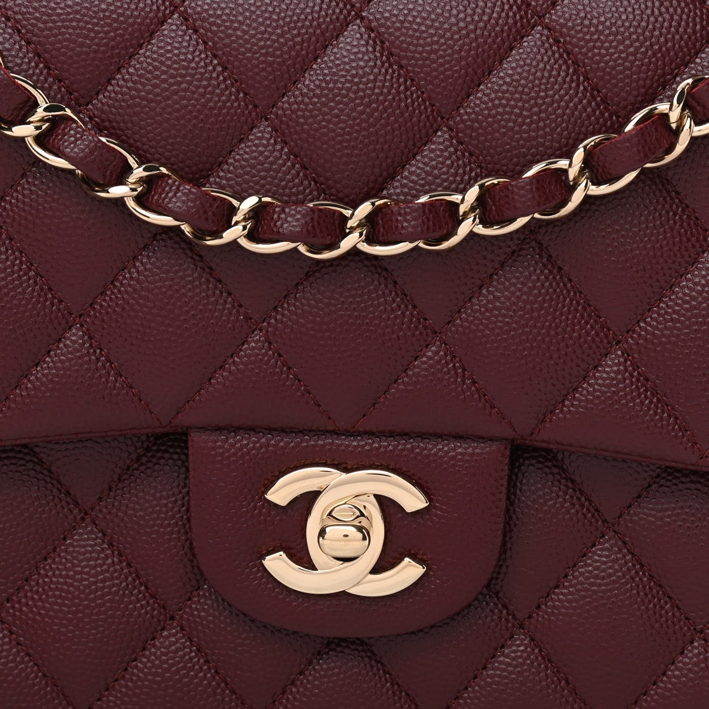 CHANEL CAVIAR QUILTED MEDIUM DOUBLE FLAP BAG