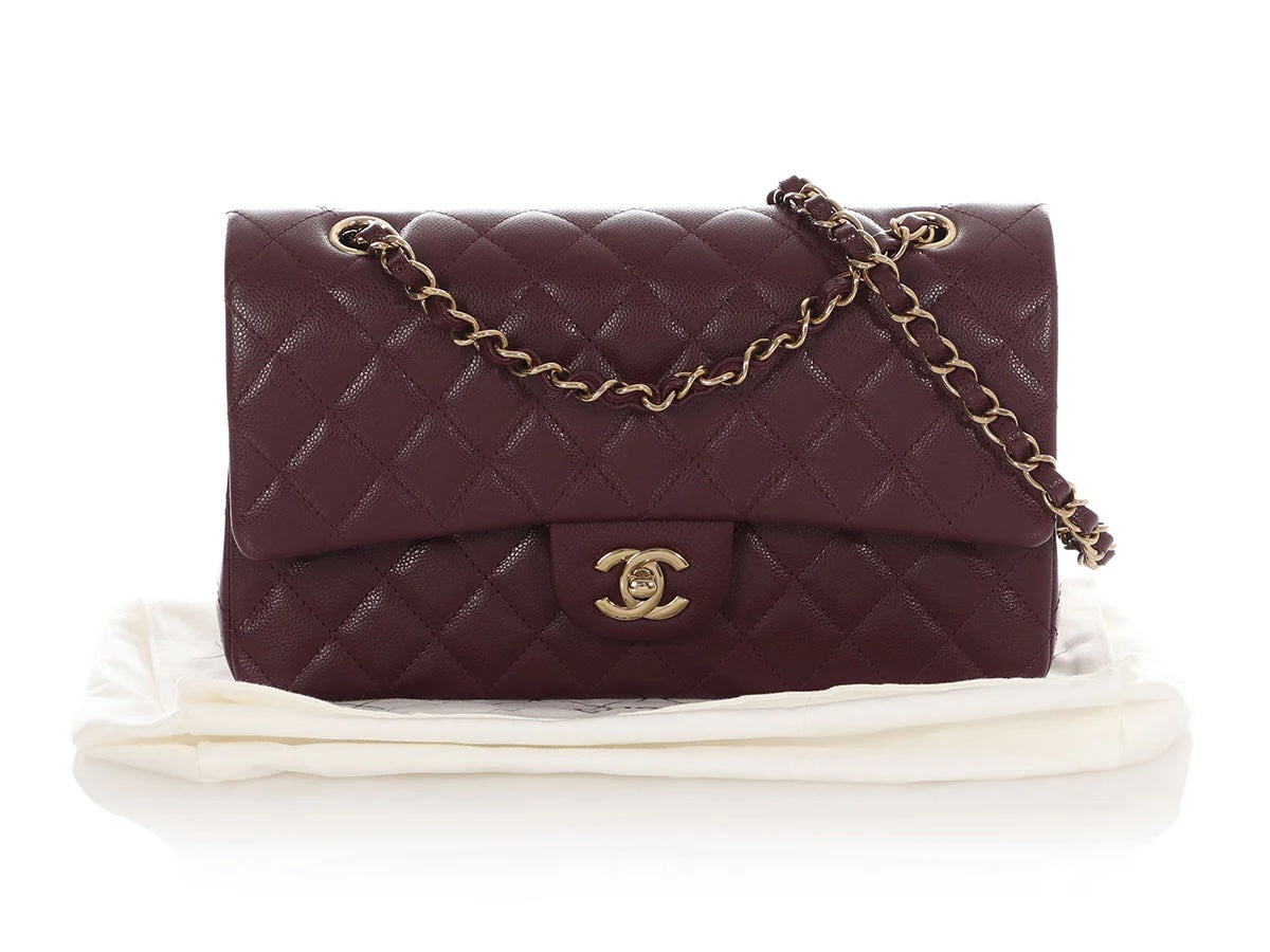 CHANEL CAVIAR QUILTED MEDIUM DOUBLE FLAP BAG