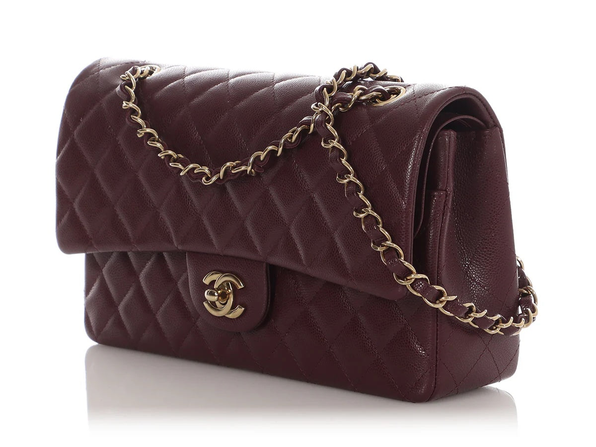 CHANEL CAVIAR QUILTED MEDIUM DOUBLE FLAP BAG