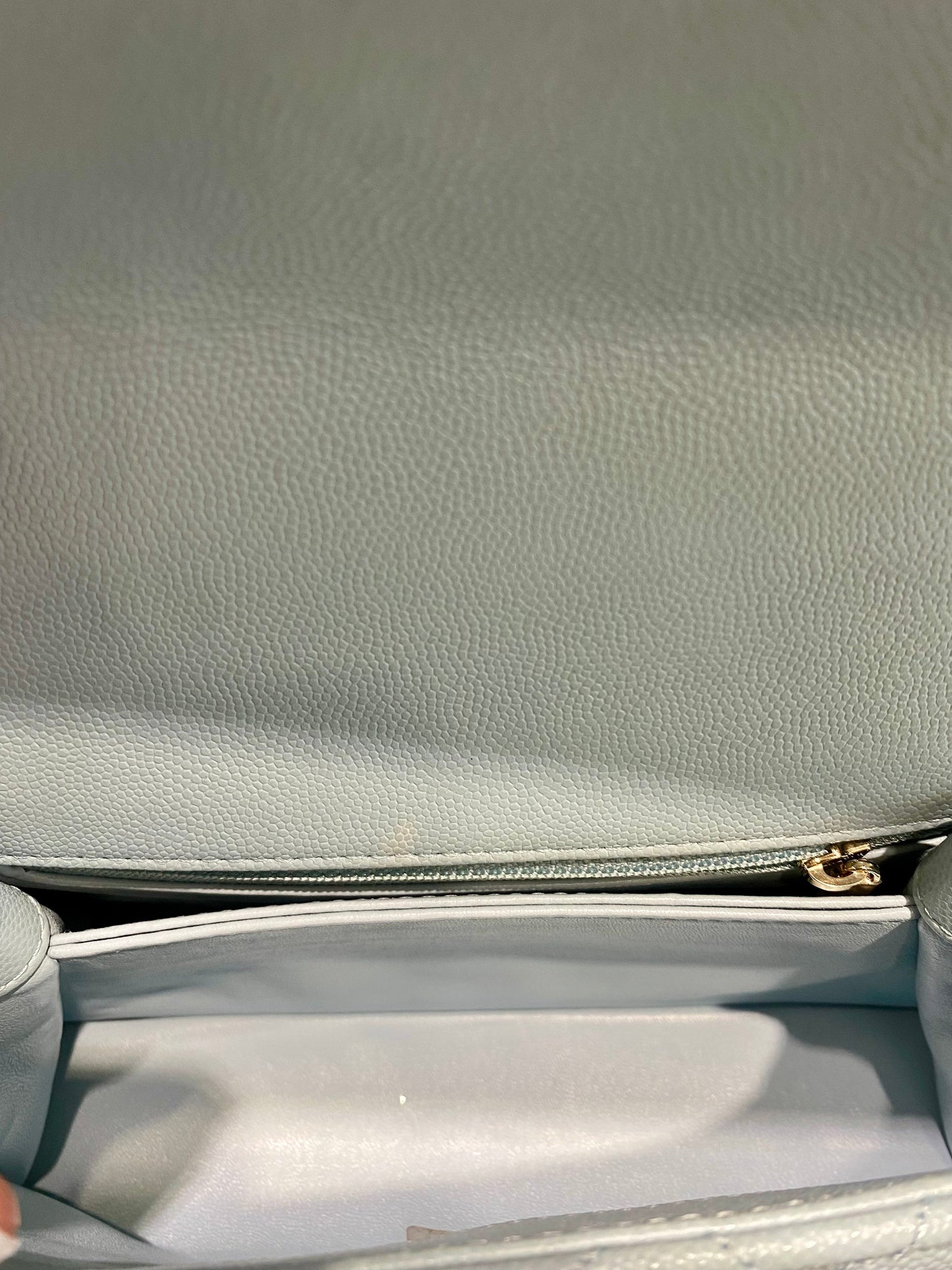 CHANEL CAVIAR QUILTED COCO HANDLE MINI FLAP BAG