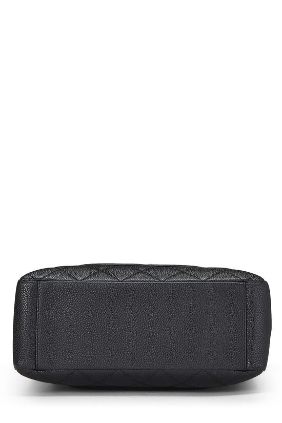 CHANEL CAVIAR QUILTED LEATHER PETIT SHOPPING TOTE BAG PST