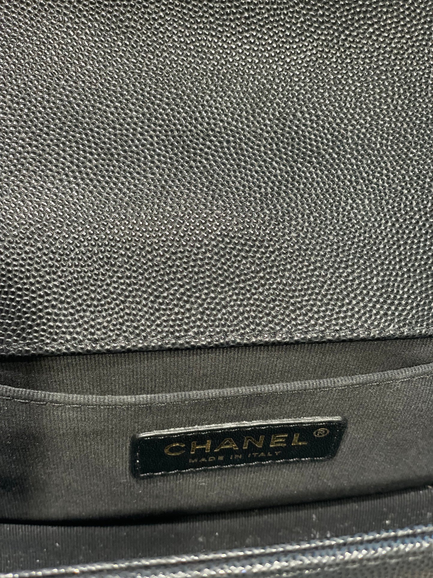CHANEL CAVIAR QUILTED SMALL FLAP BOY BAG