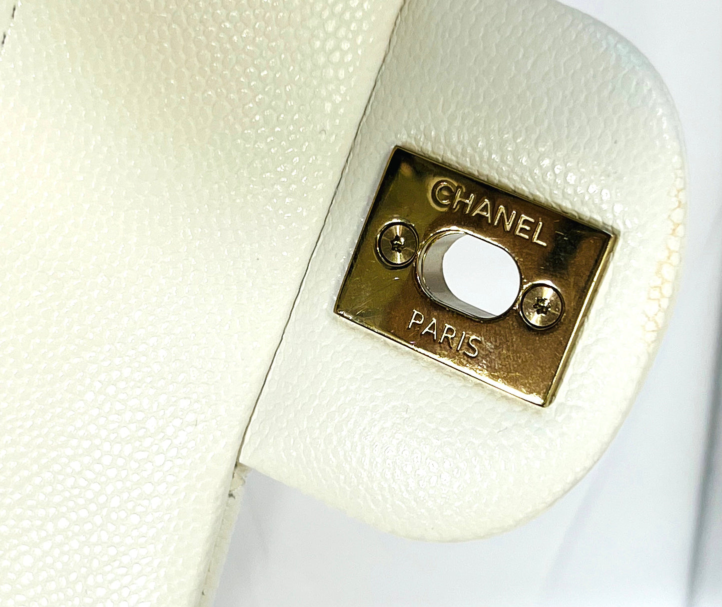 CHANEL CAVIAR QUILTED SMALL CLASSIC DOUBLE FLAP BAG