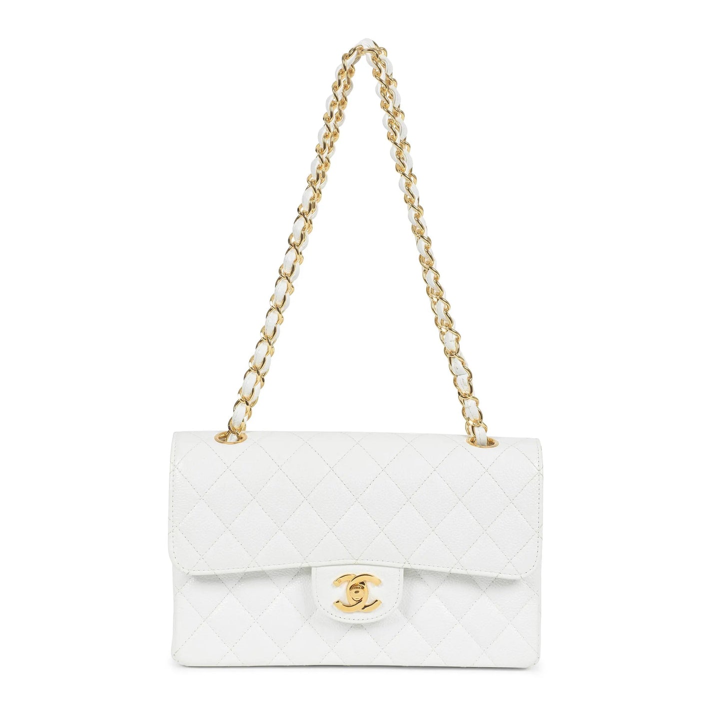 CHANEL CAVIAR QUILTED SMALL CLASSIC DOUBLE FLAP BAG