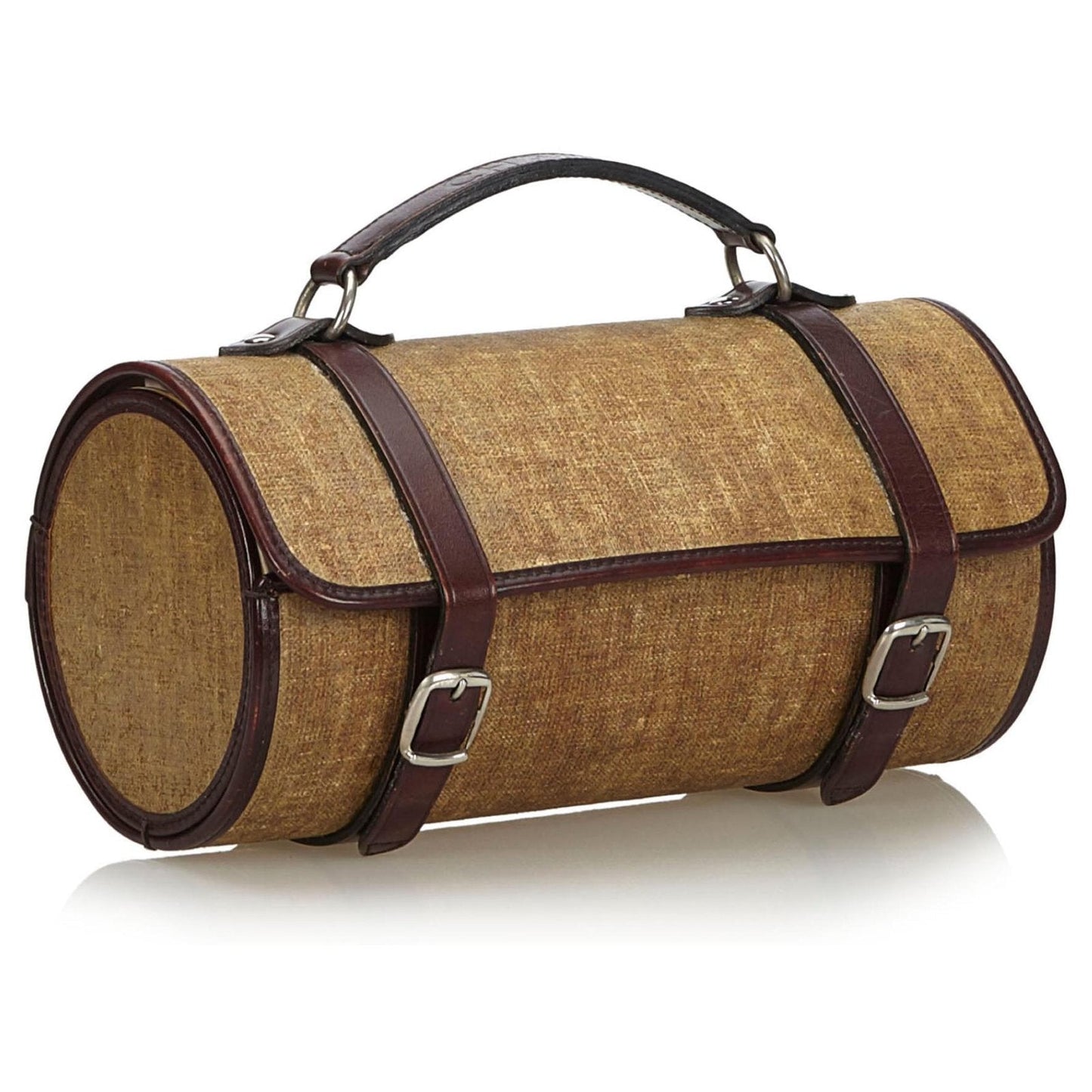 CHANEL CLASSIC TAN MINI BARREL HANDBAG