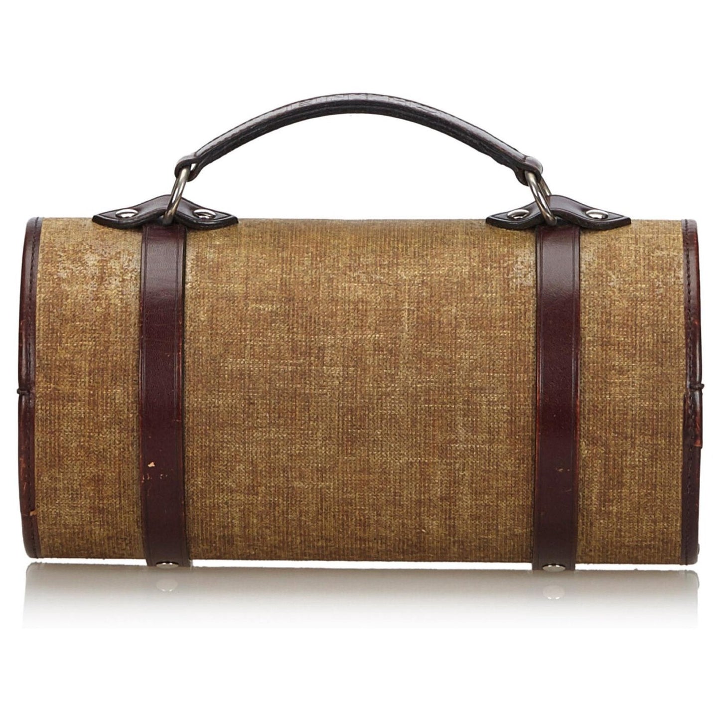 CHANEL CLASSIC TAN MINI BARREL HANDBAG