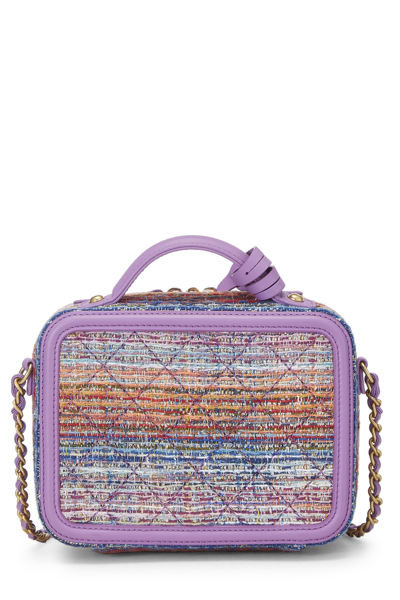 CHANEL FILIGREE BOUCLÉ VANITY CASE CHAIN BAG
