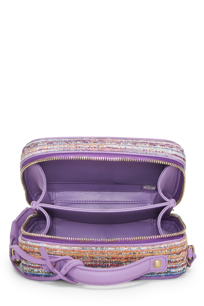 CHANEL FILIGREE BOUCLÉ VANITY CASE CHAIN BAG