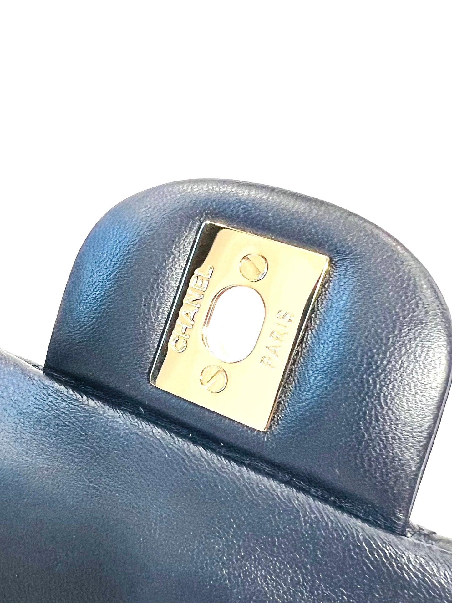 CHANEL QUILTED LAMBSKIN SMALL DOUBLE FLAP SHOULDER BAG