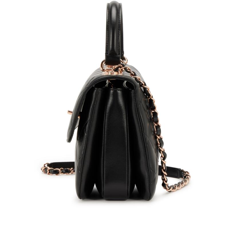 CHANEL QUILTED LAMBSKIN SMALL TRENDY CC TOP HANDLE BAG