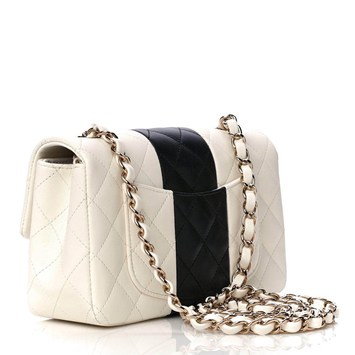 CHANEL LAMBSKIN QUILTED MINI FLAP SHOULDER BAG