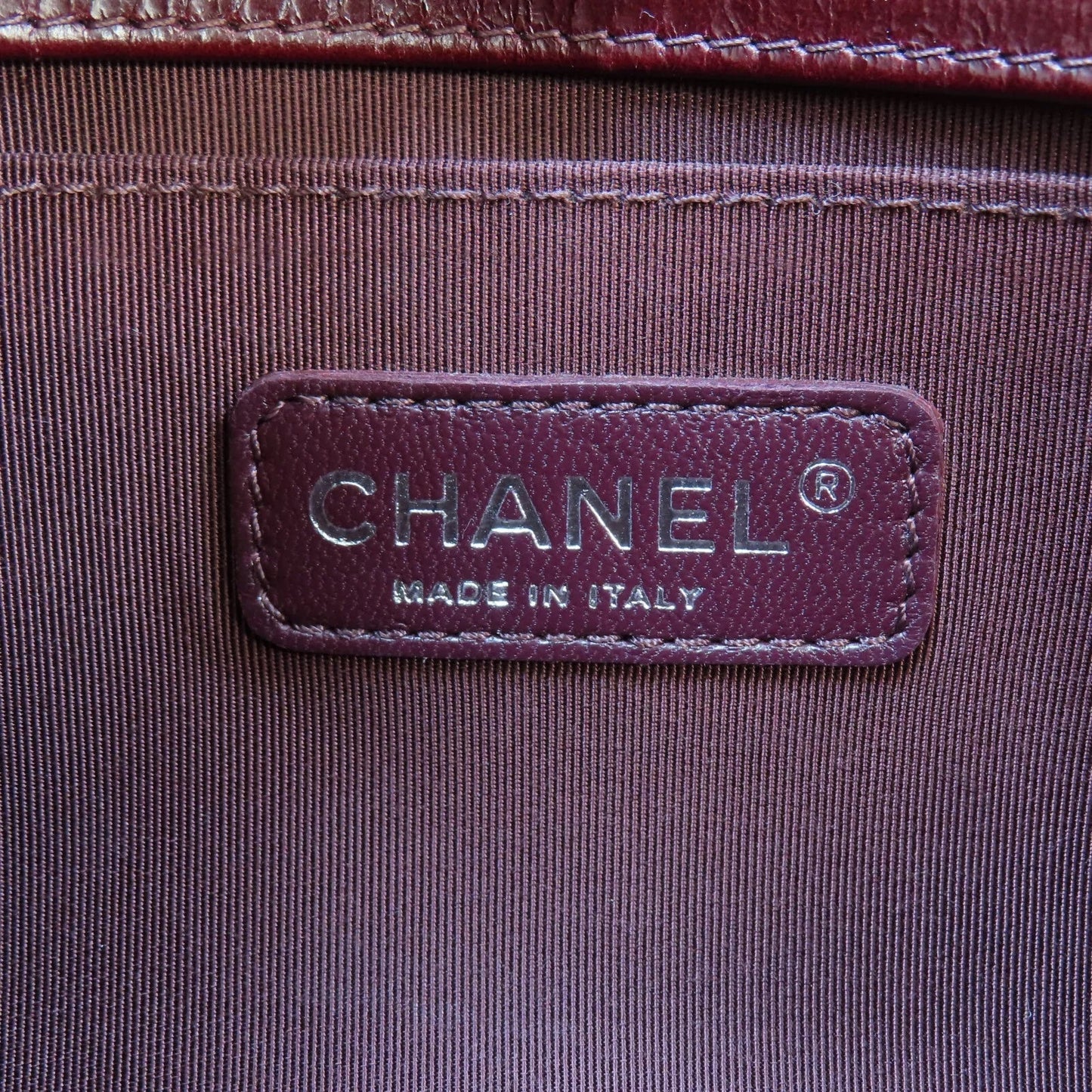 CHANEL QUILTED CALFSKIN LEATHER CHAIN AROUND MAXI BOY BAG