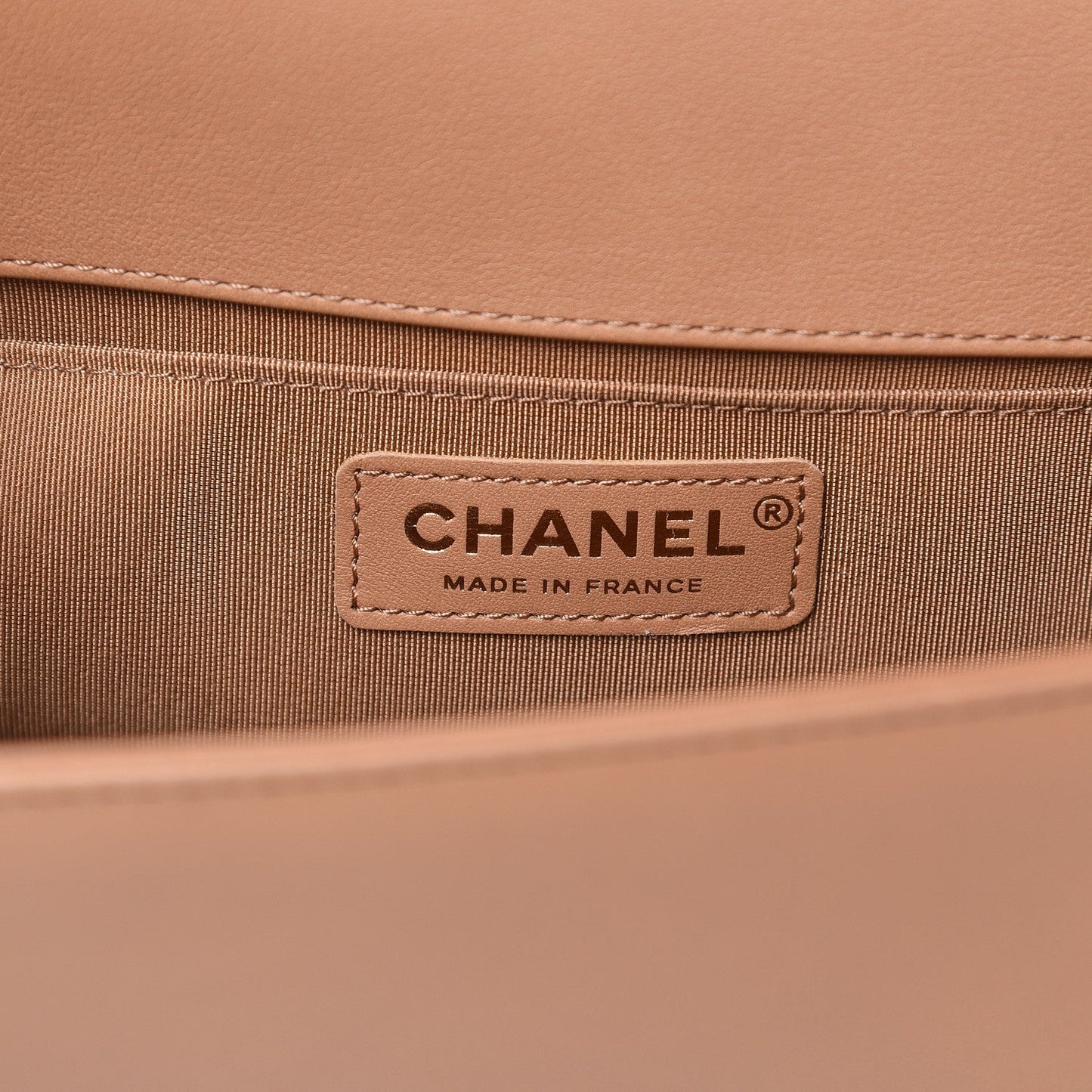 CHANEL CC MEDIUM BOY CHEVRON QUILTED CALFSKIN BAG