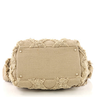 CHANEL NATURE QUILTED TWEED TOTE BAG