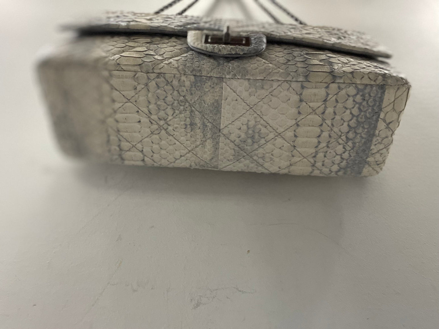 CHANEL PYTHON REISSUE 2.55 JUMBO FLAP BAG