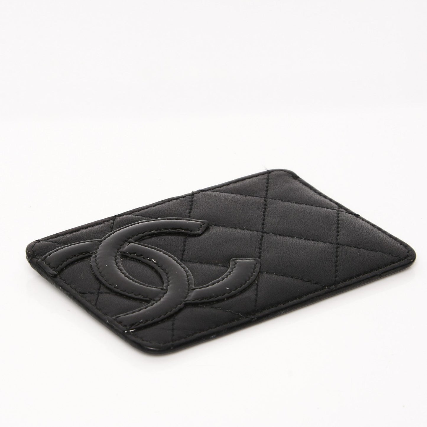 CHANEL LIGNE CAMBON QUILTED CALFSKIN CARD HOLDER