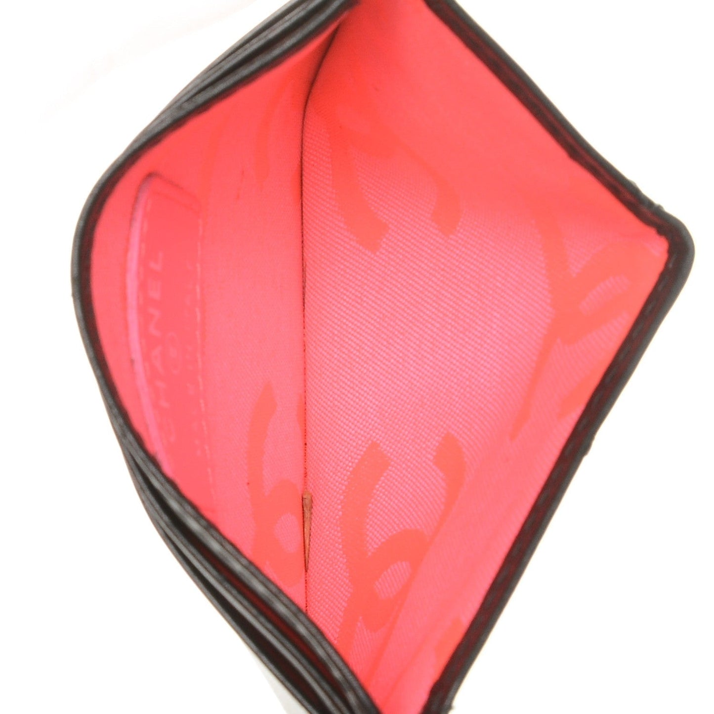 CHANEL LIGNE CAMBON QUILTED CALFSKIN CARD HOLDER