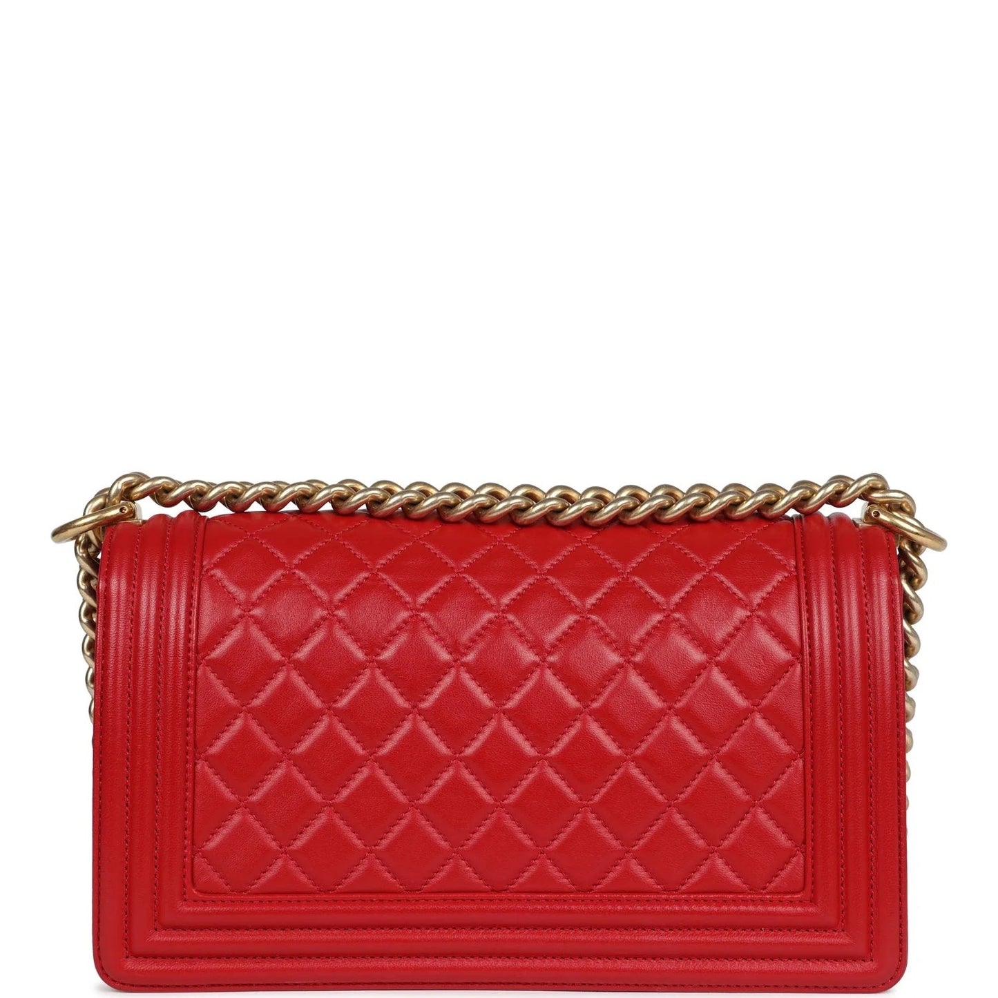 CHANEL QUILTED LAMBSKIN MEDIUM BOY FLAP BAG