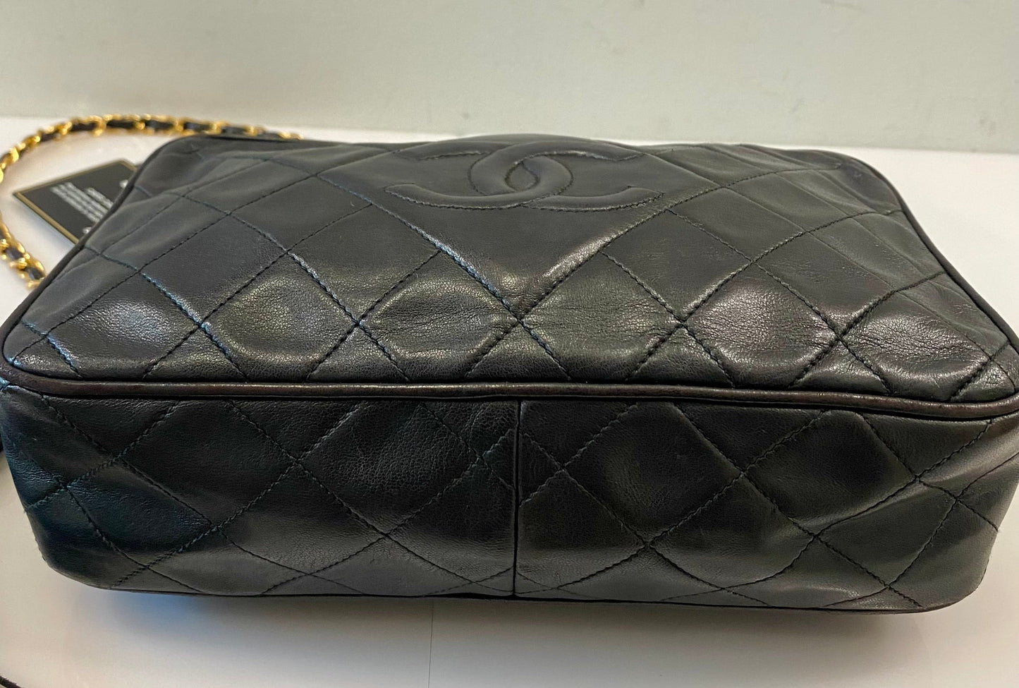 CHANEL TIMELESS QUILTED LAMBSKIN SMALL TASSEL CAMERA BAG