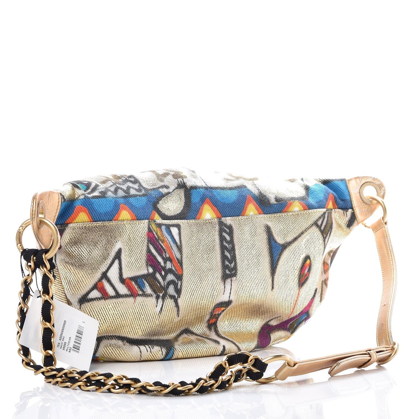 CHANEL RUE CAMBON GRAFFITI PRINTED BELT BAG