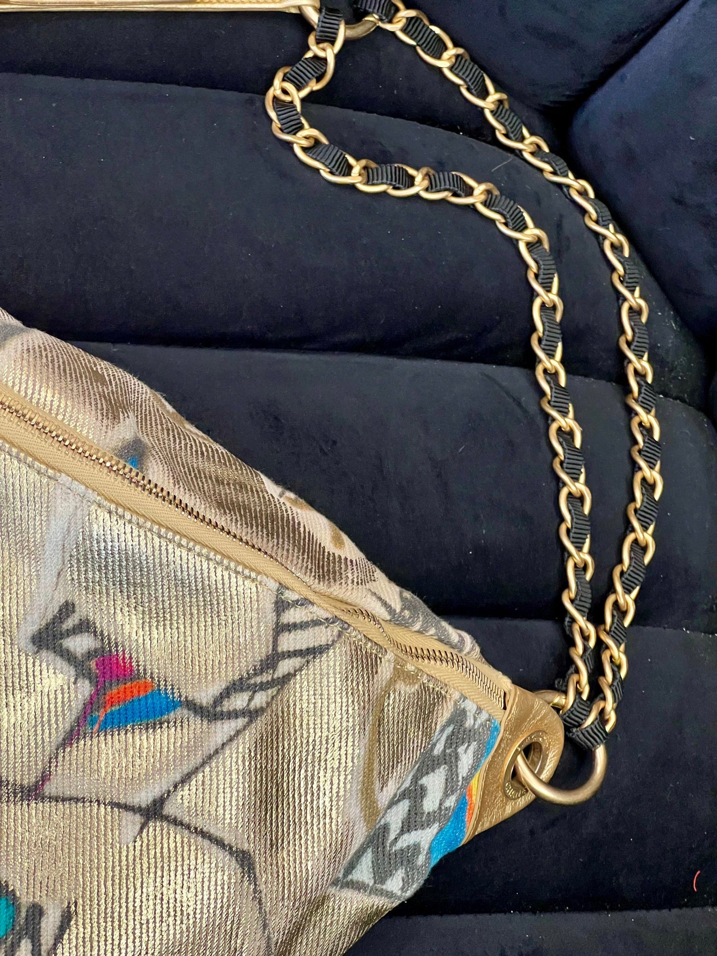CHANEL RUE CAMBON GRAFFITI PRINTED BELT BAG