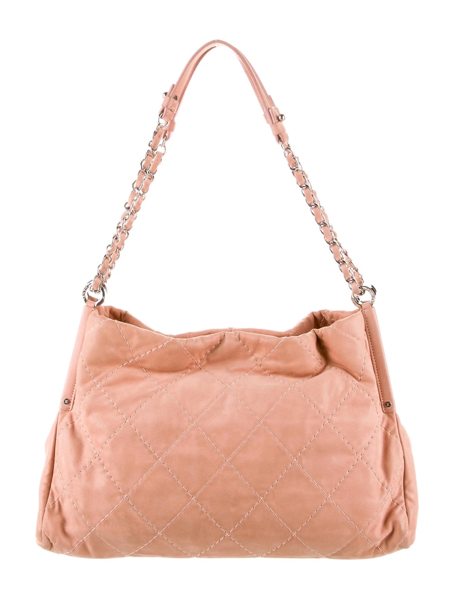 CHANEL QUILTED CALFSKIN LEATHER SEA HIT IRIDESCENT LARGE TOTE BAG