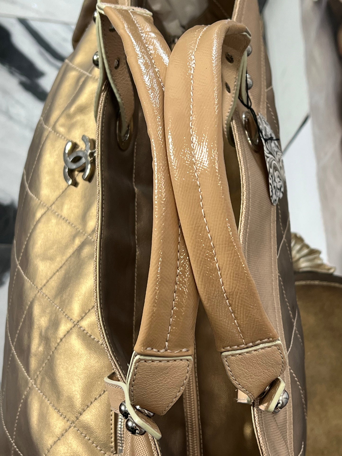 CHANEL PARIS BIARRITZ QUILTED XL TOTE BAG