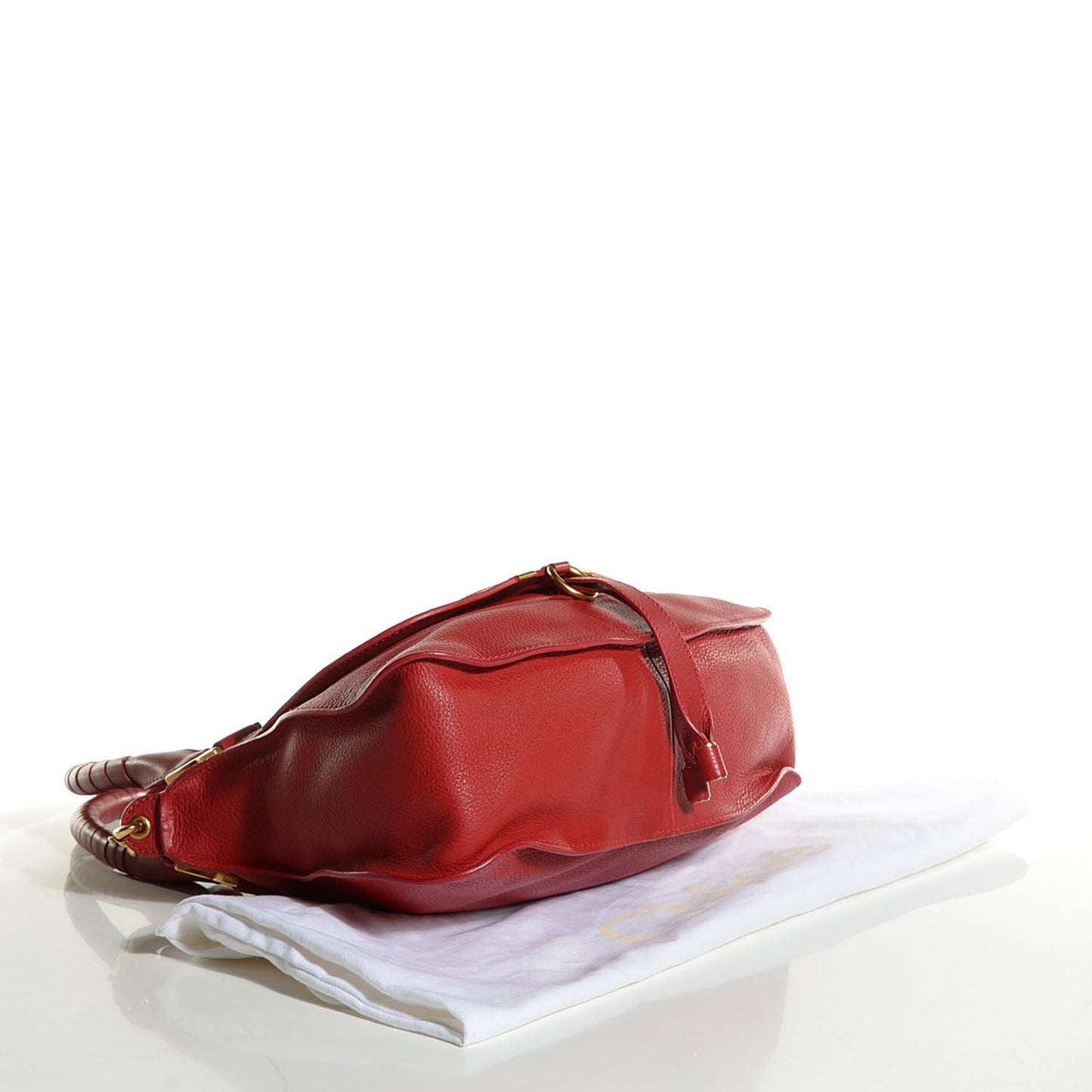 CHLOÉ CALFSKIN LEATHER MEDIUM MARCIE SATCHEL BAG