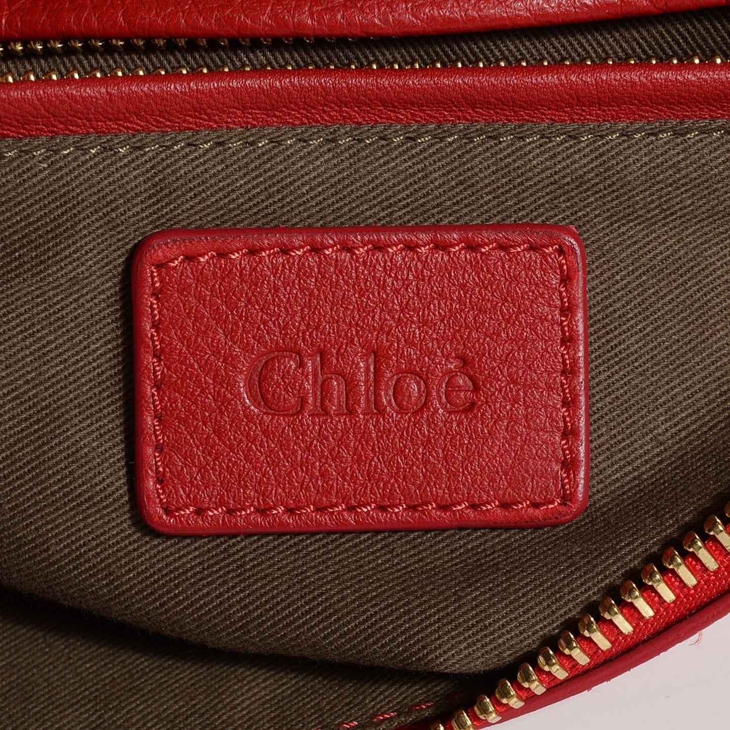 CHLOÉ CALFSKIN LEATHER MEDIUM MARCIE SATCHEL BAG