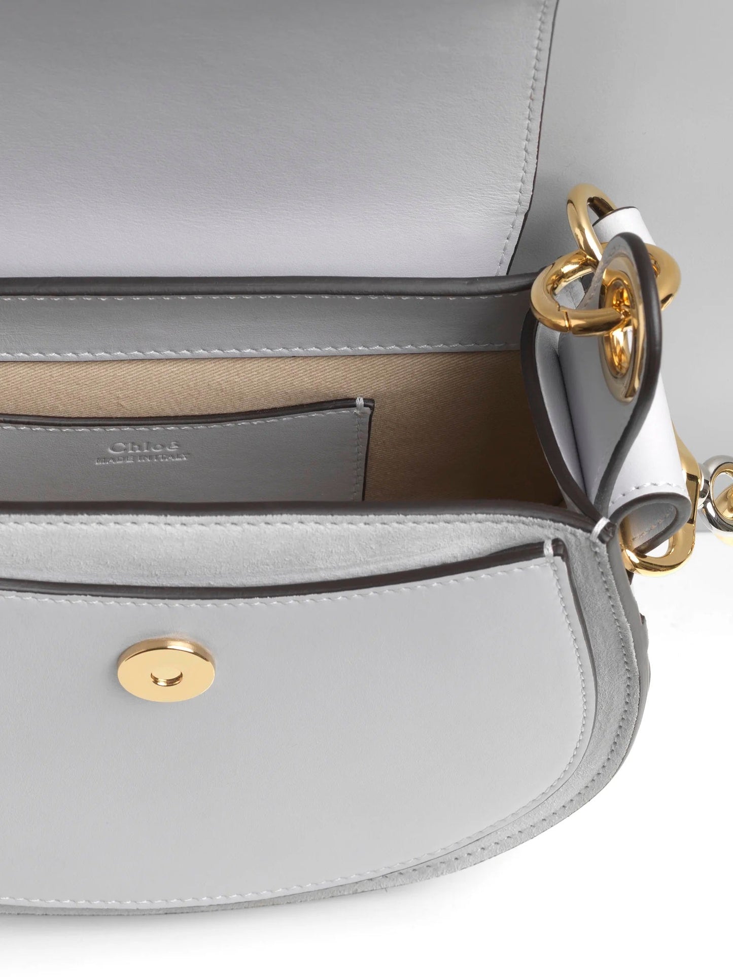 CHLOÉ CALFSKIN LEATHER SMALL TESS BAG
