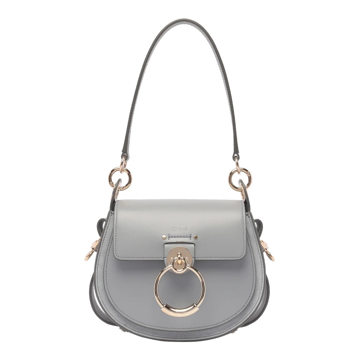 CHLOÉ CALFSKIN LEATHER SMALL TESS BAG