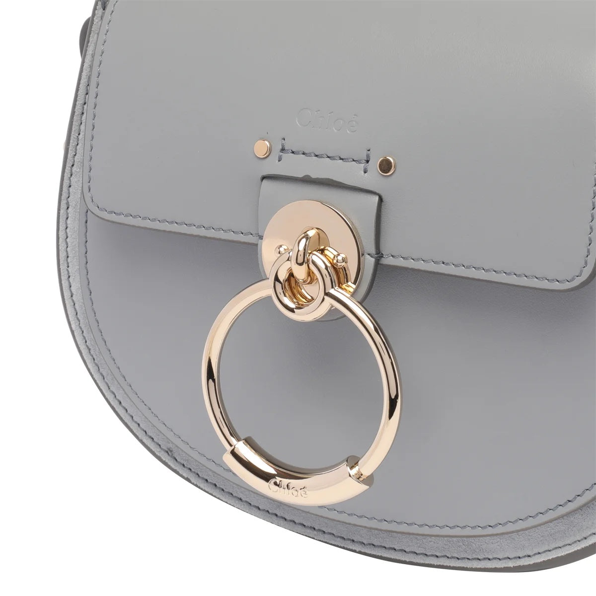 CHLOÉ CALFSKIN LEATHER SMALL TESS BAG