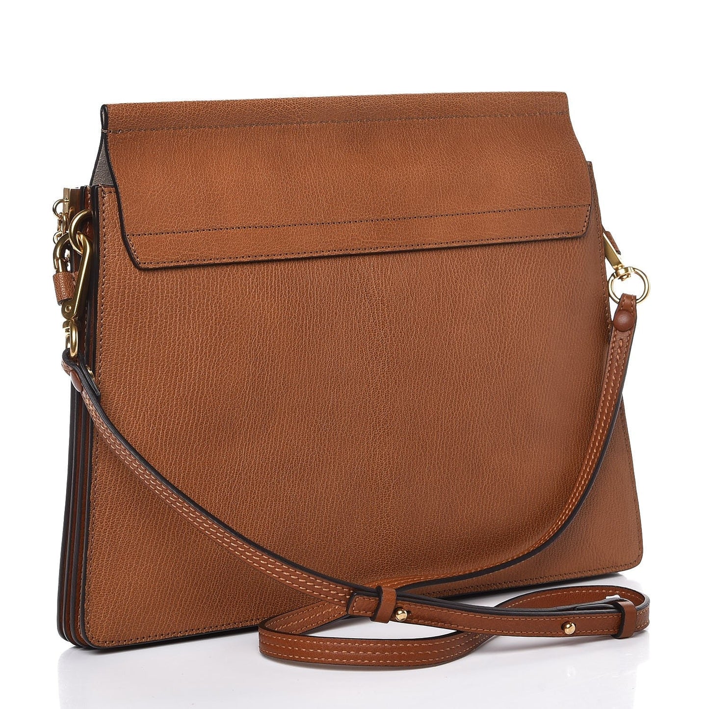 CHLOÉ FAYE MEDIUM FLAP GOATSKIN LEATHER CROSSBODY BAG