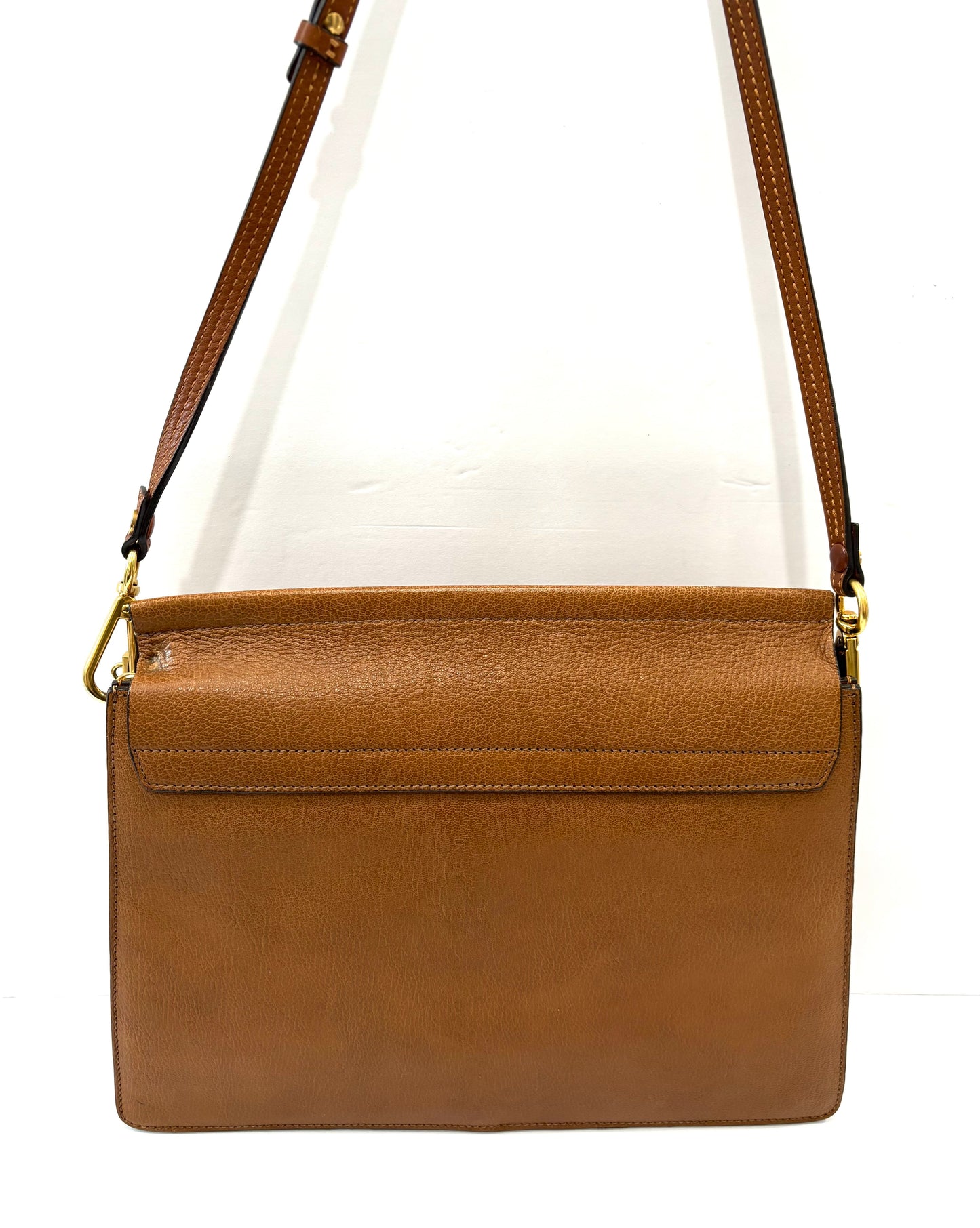 CHLOÉ FAYE MEDIUM FLAP GOATSKIN LEATHER CROSSBODY BAG