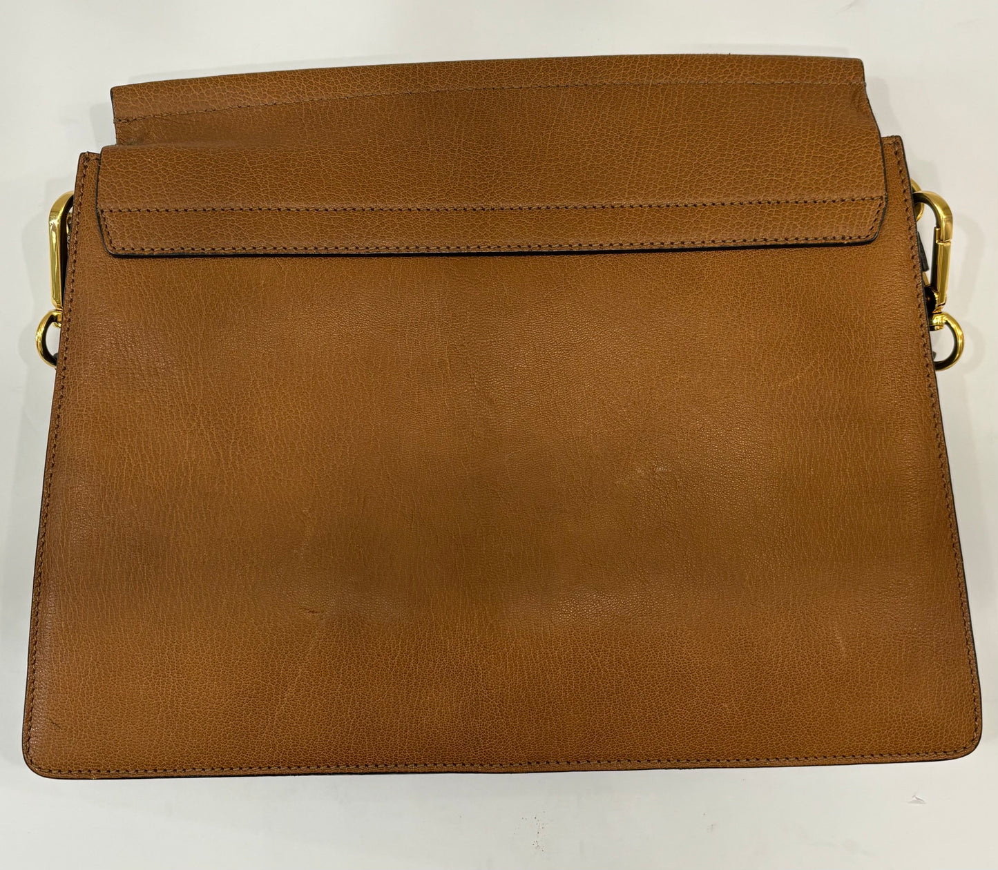 CHLOÉ FAYE MEDIUM FLAP GOATSKIN LEATHER CROSSBODY BAG