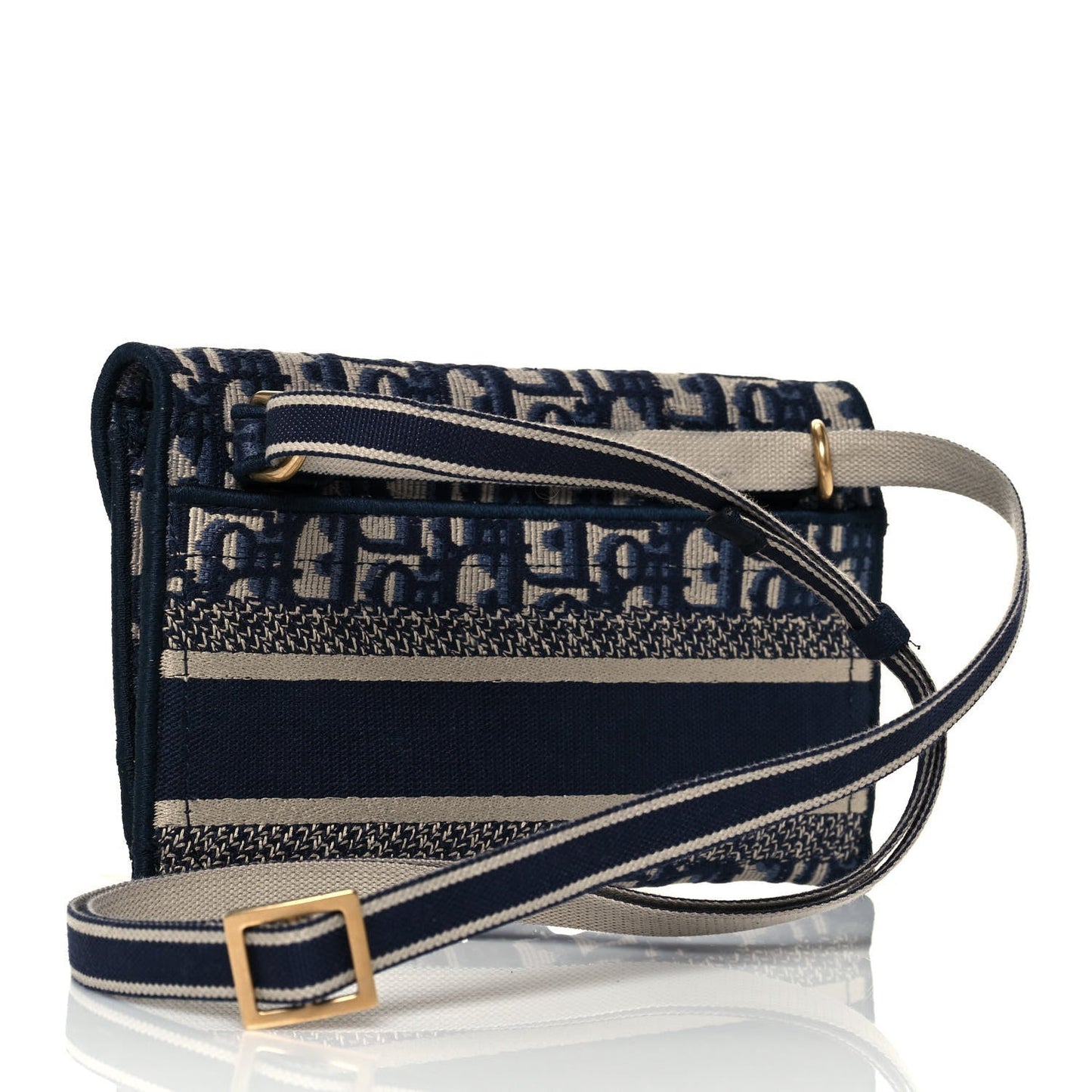 CHRISTIAN DIOR OBLIQUE SADDLE BELT BAG