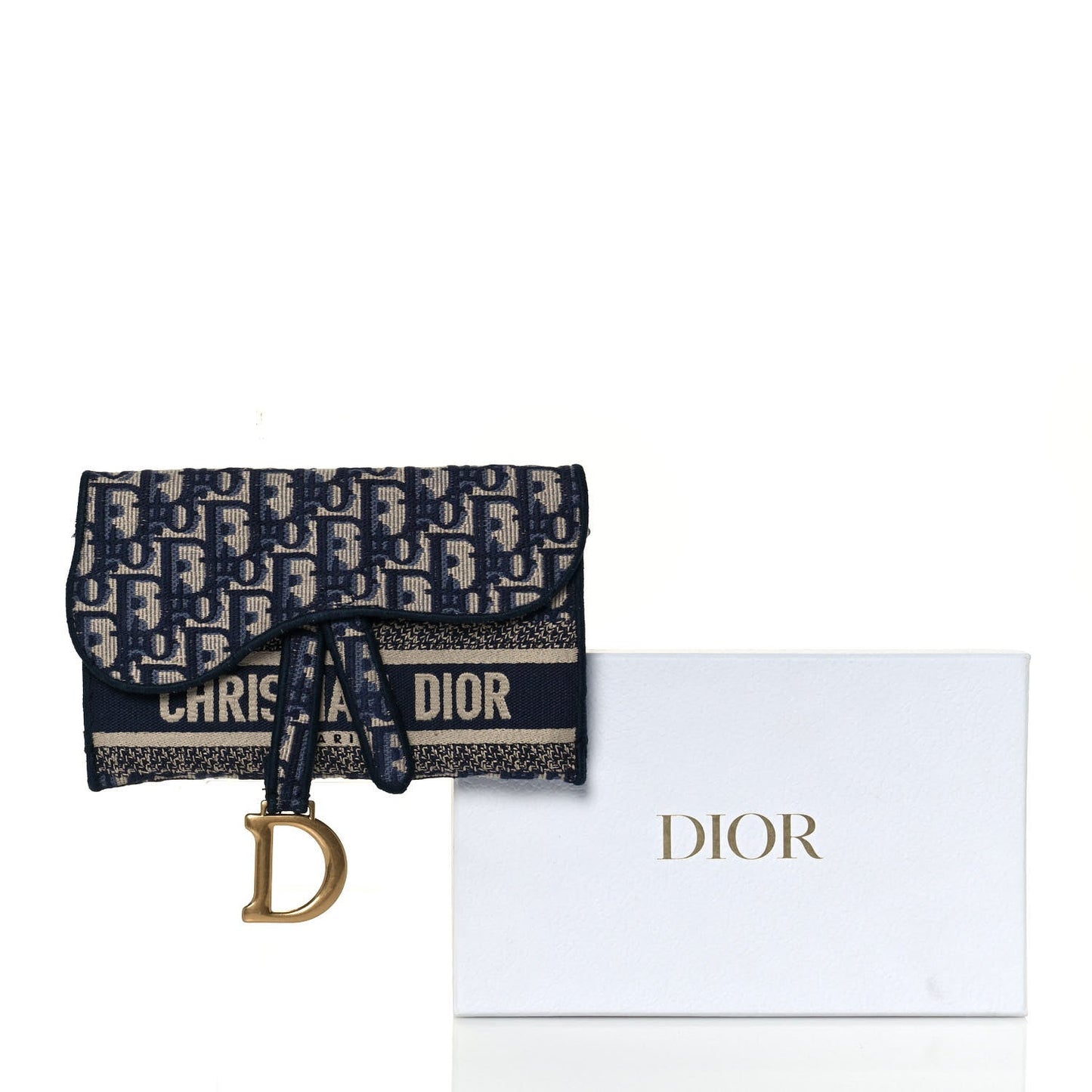 CHRISTIAN DIOR OBLIQUE SADDLE BELT BAG