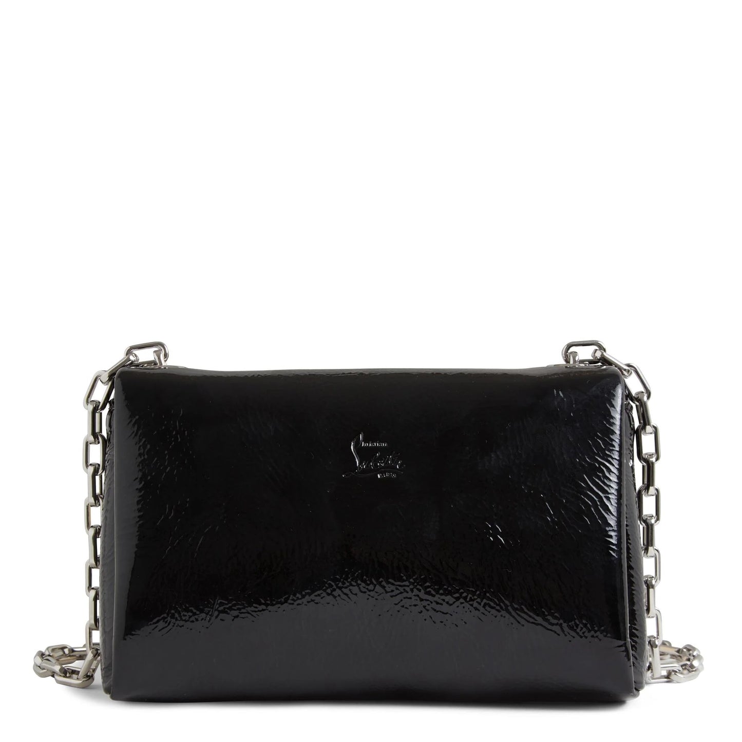 CHRISTIAN LOUBOUTIN LOUBI54 SOFT PATENT LEATHER CROSSBODY