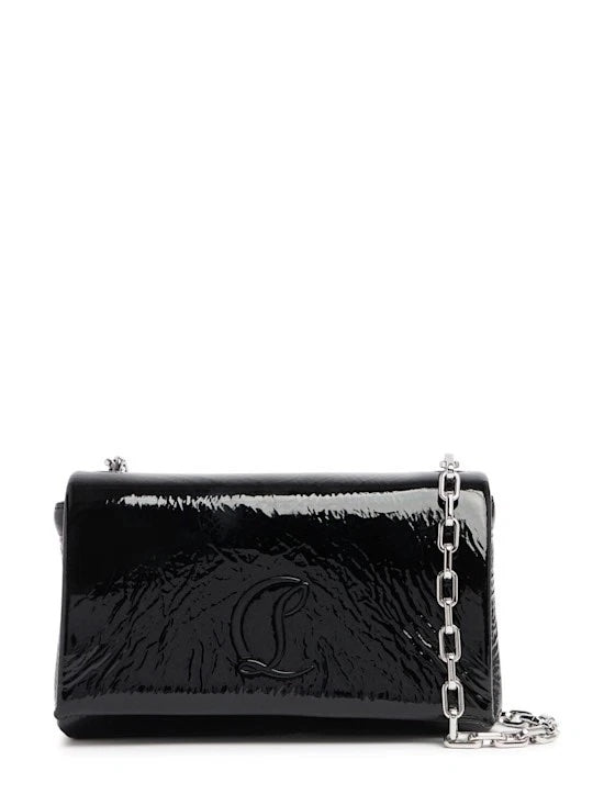 CHRISTIAN LOUBOUTIN LOUBI54 SOFT PATENT LEATHER CROSSBODY