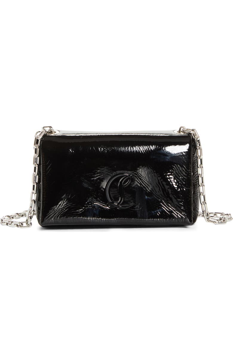 CHRISTIAN LOUBOUTIN LOUBI54 SOFT PATENT LEATHER CROSSBODY