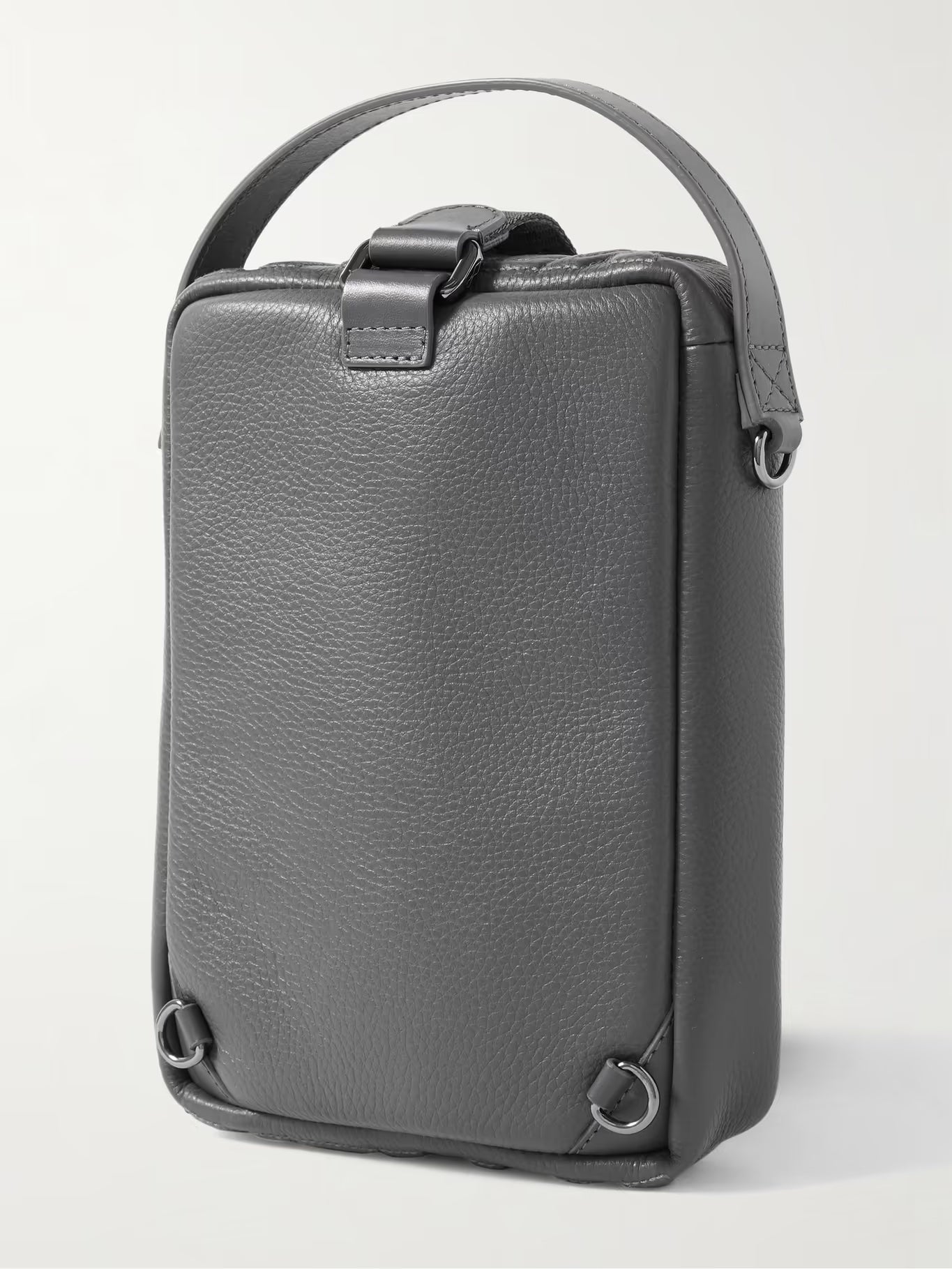 CHRISTIAN LOUBOUTIN LOUBIDEAL CALF LEATHER MESSENGER BAG