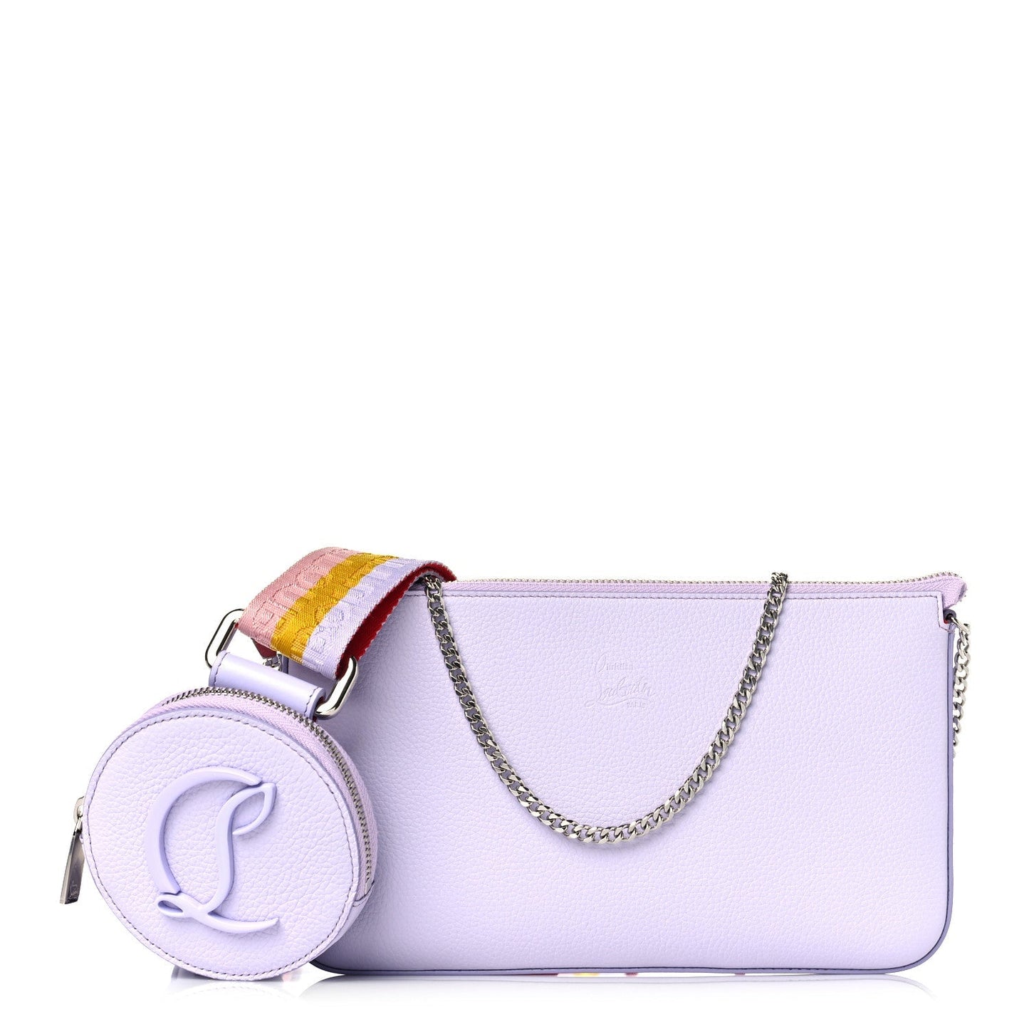CHRISTIAN LOUBOUTIN LOUBILA HYBRID LEATHER CROSSBODY BAG